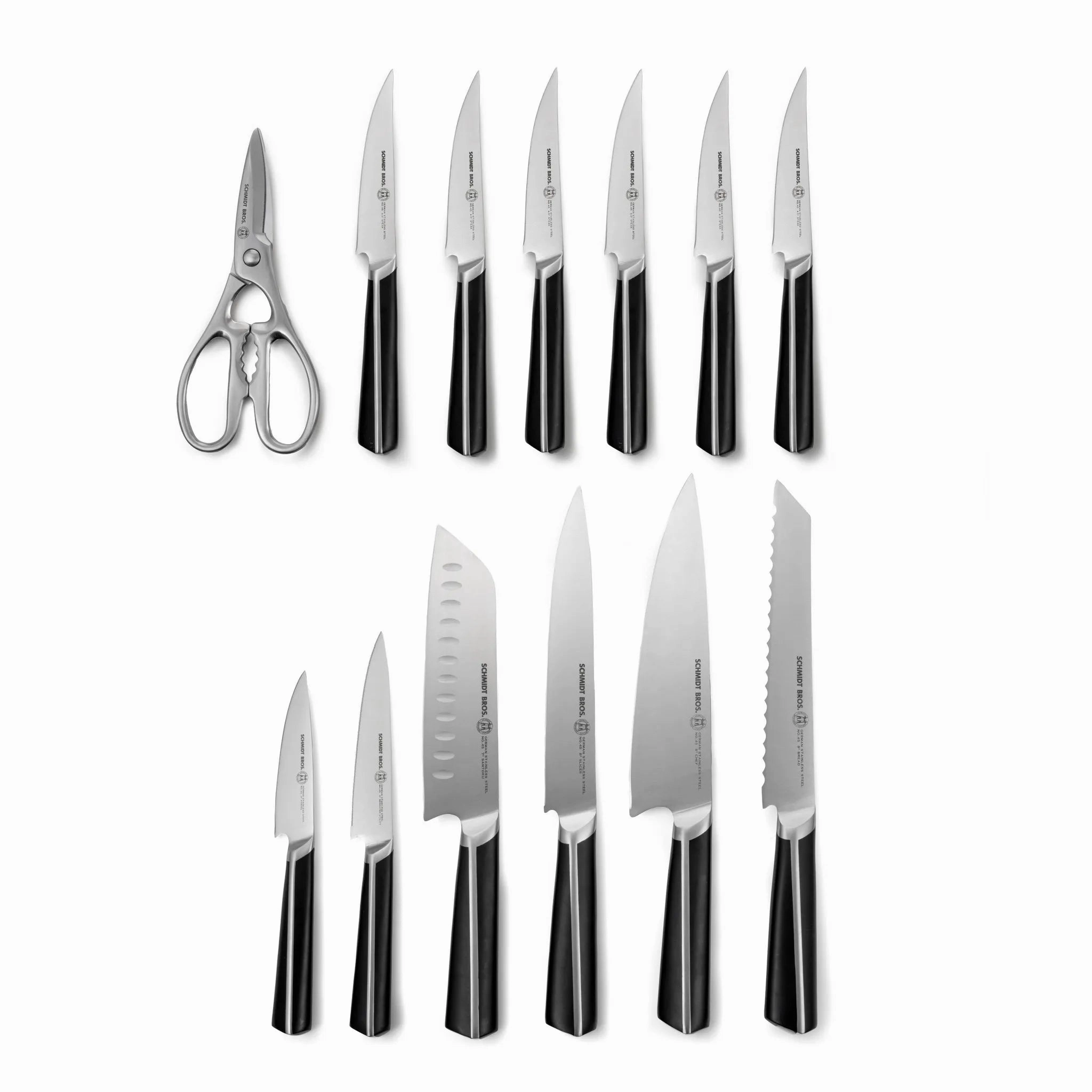14pc Stainless Steel Forged Knife Block Set