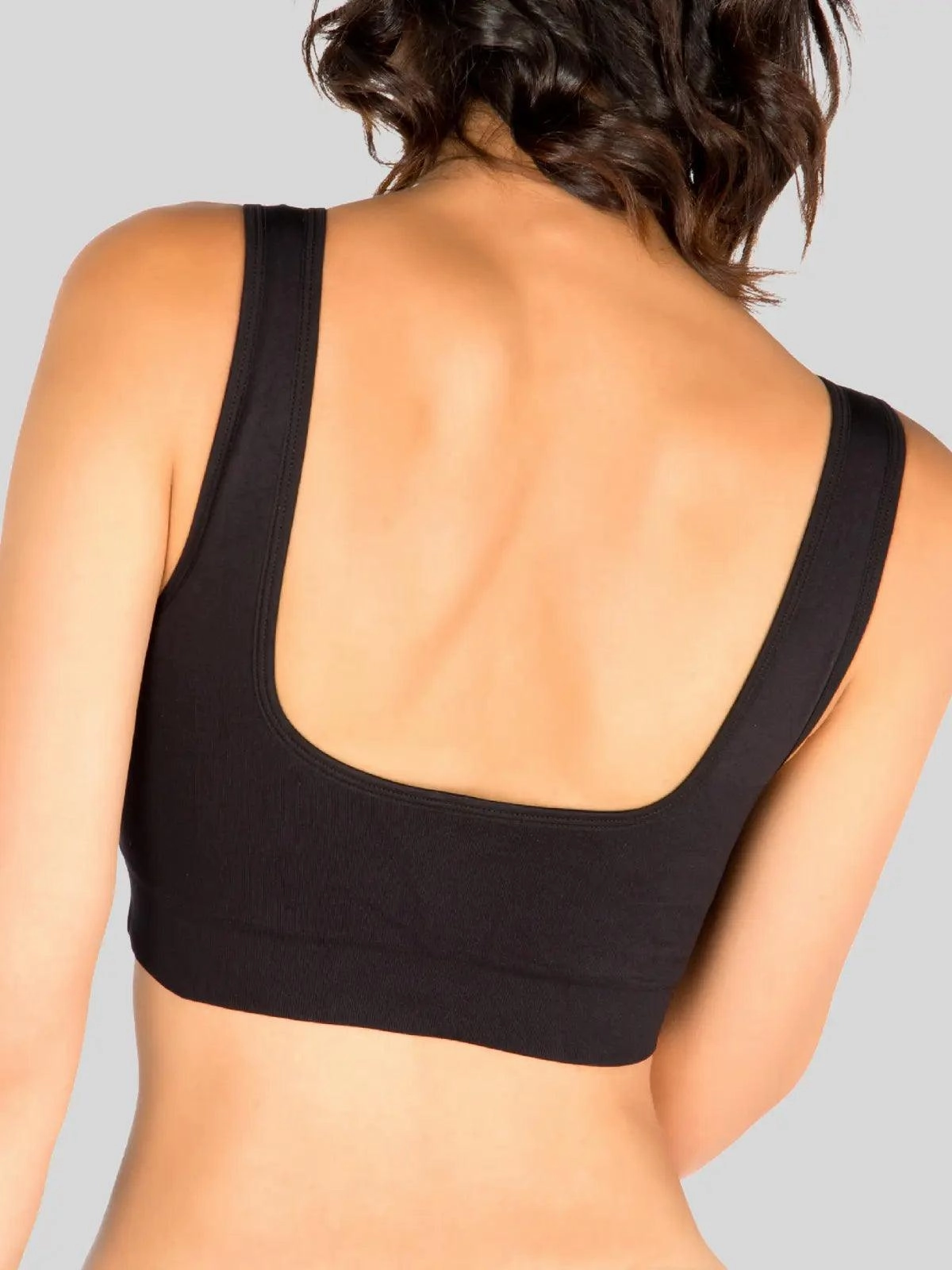 1S8007 4-Way Stretch Wireless Bra with Removable Padding and Wide Straps | Soft, Breathable, and Lightweight | Made in Colombia