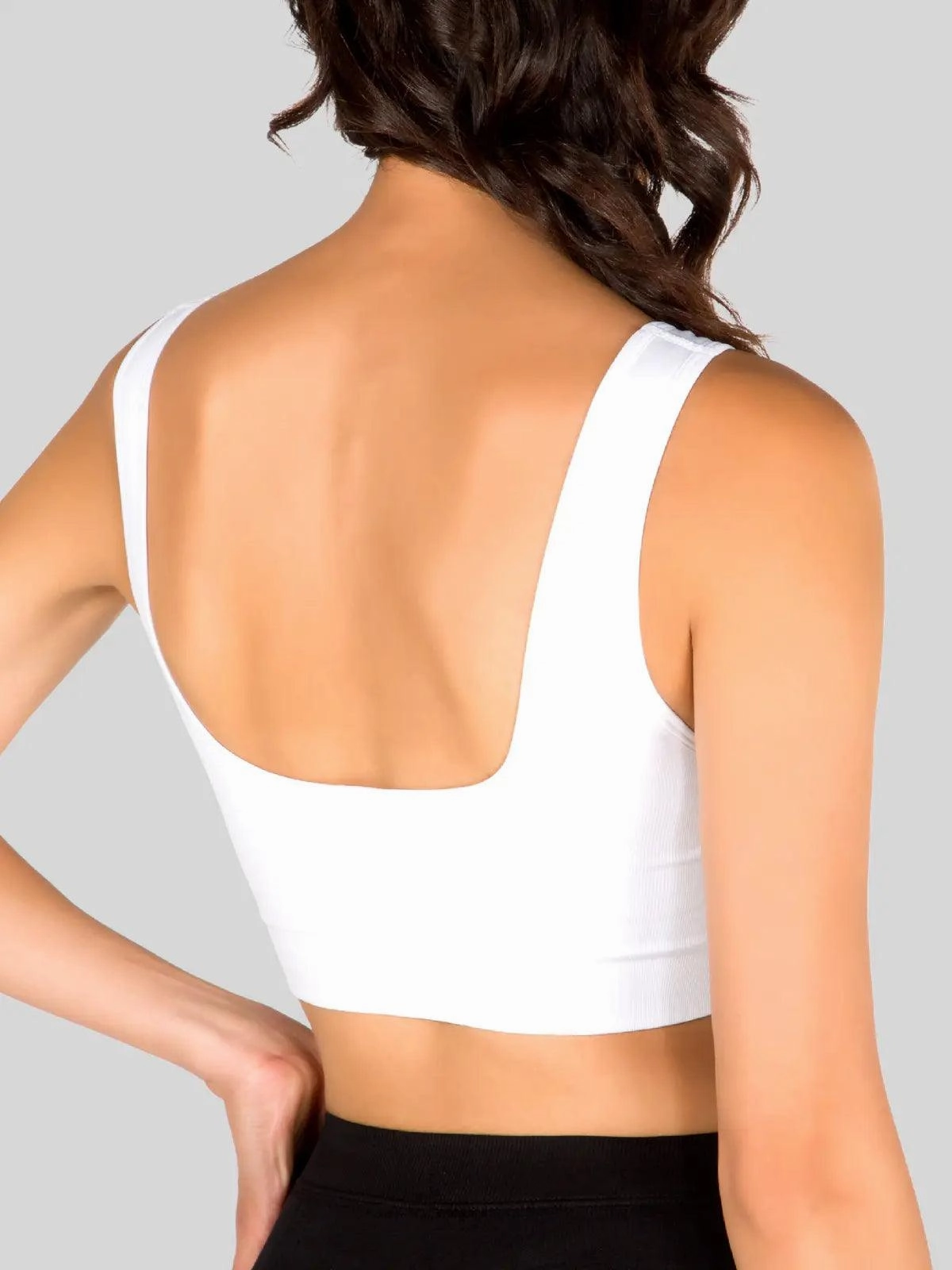 1S8007 4-Way Stretch Wireless Bra with Removable Padding and Wide Straps | Soft, Breathable, and Lightweight | Made in Colombia