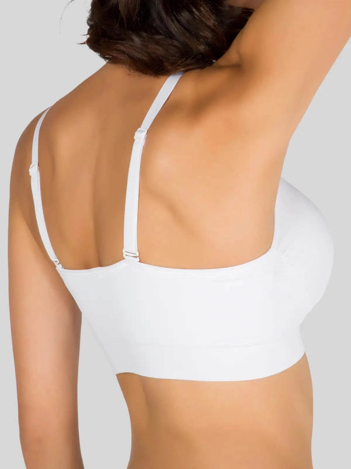 1S8027 Ultra-Comfort Seamless Wireless Bra with 4-Way Stretch and Cool-Feeling Fabric