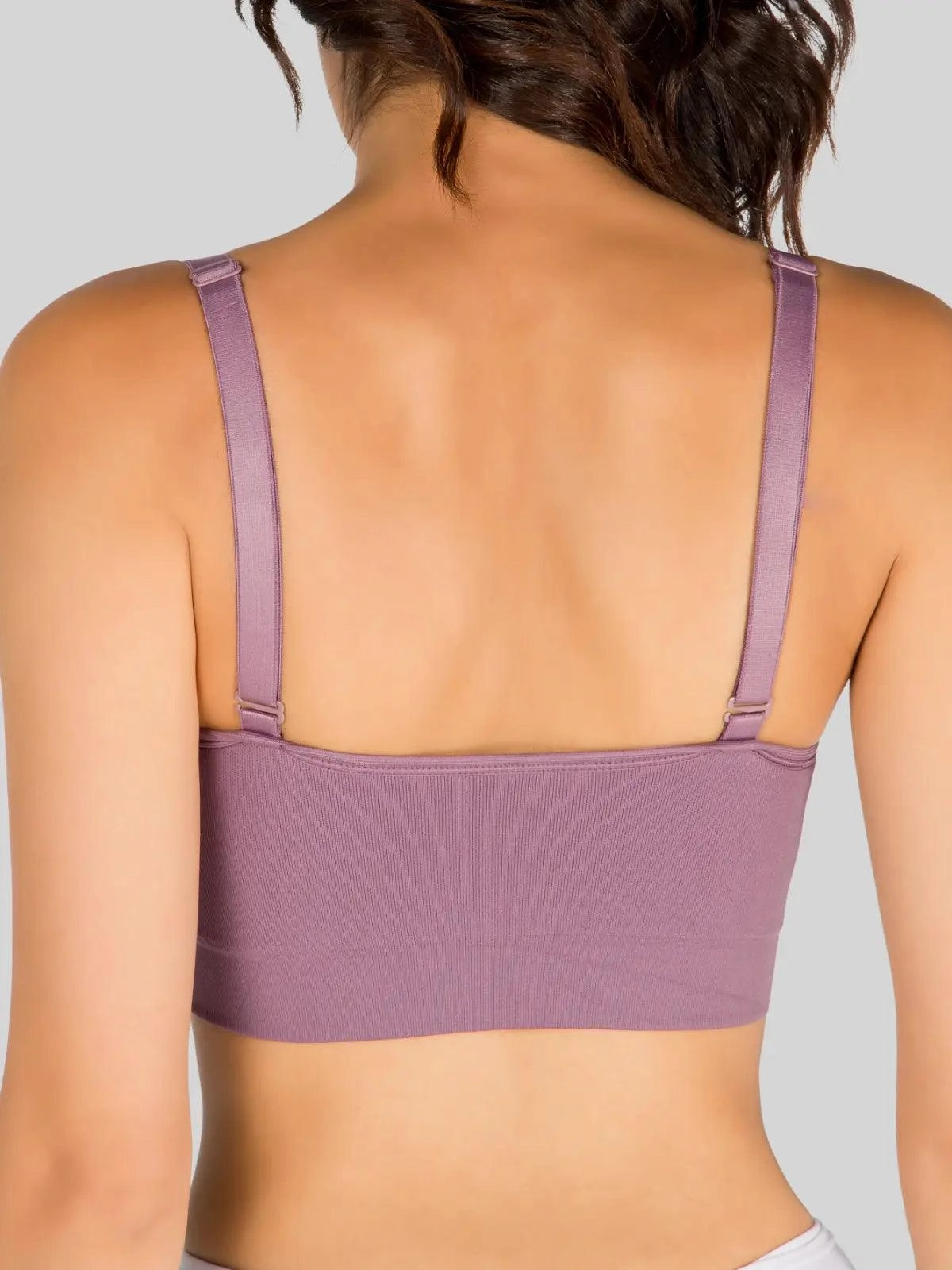 1S8027 Ultra-Comfort Seamless Wireless Bra with 4-Way Stretch and Cool-Feeling Fabric