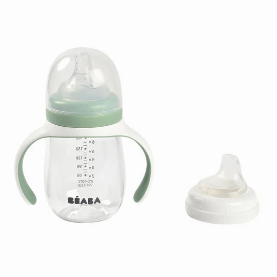 2 in 1 Bottle to Sippy Learning Cup 210ml VARIOUS COLOURS