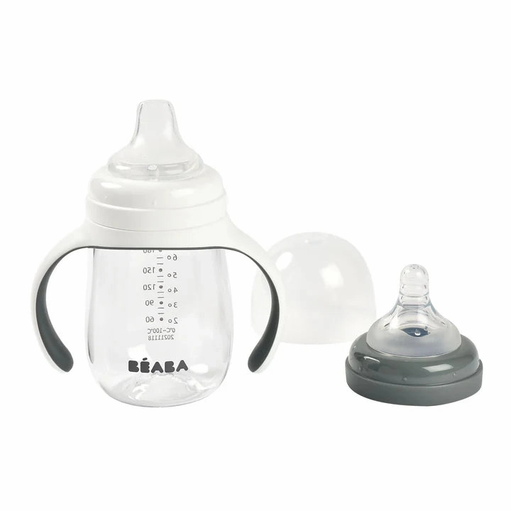 2 in 1 Bottle to Sippy Learning Cup 210ml VARIOUS COLOURS