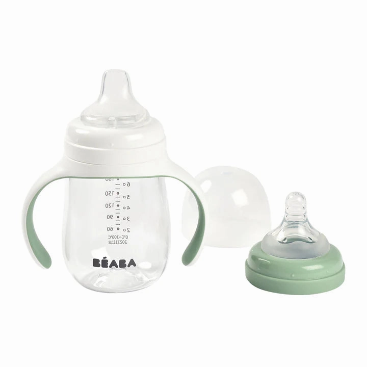2 in 1 Bottle to Sippy Learning Cup 210ml VARIOUS COLOURS
