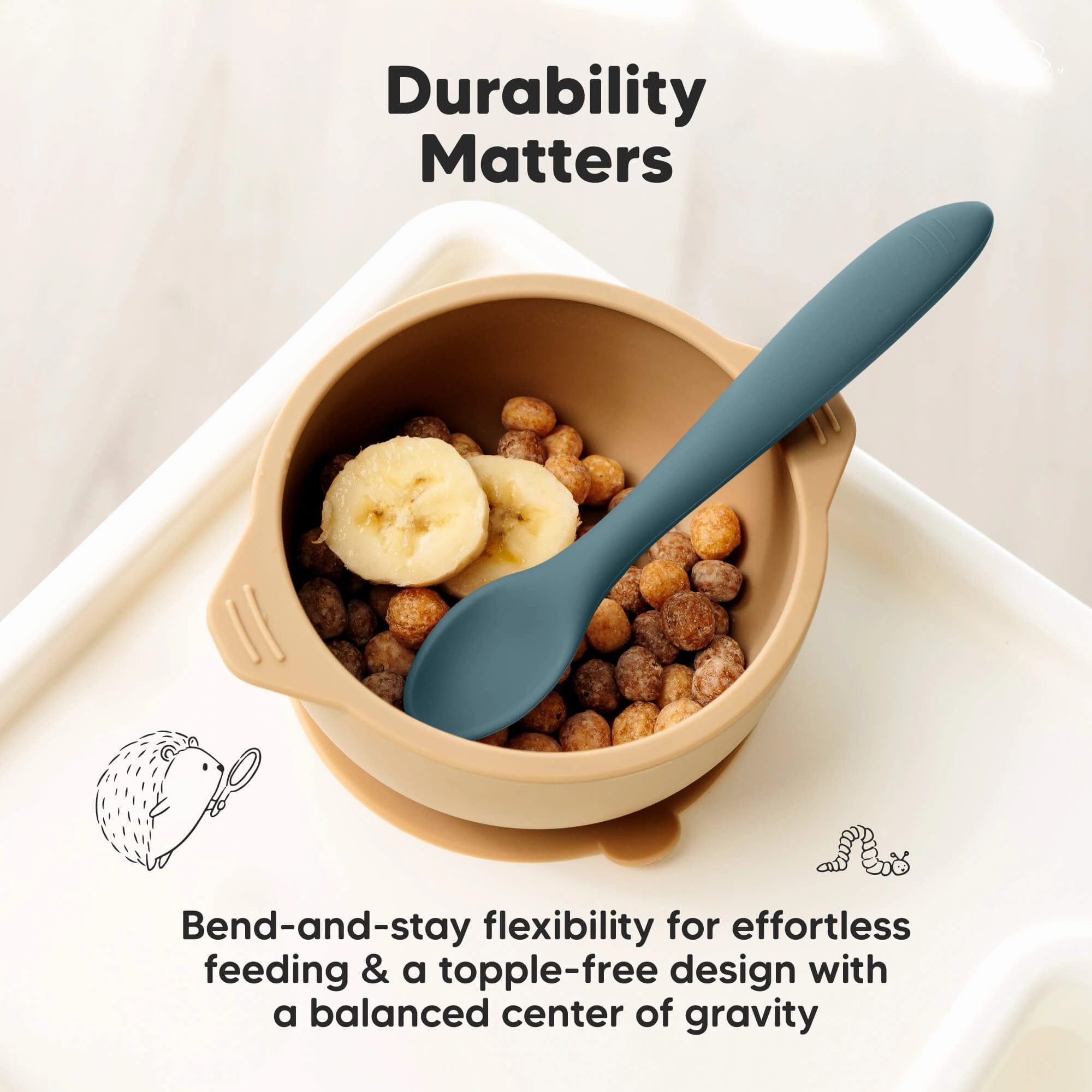 3-Pack Prep Baby Spoons (Desert)