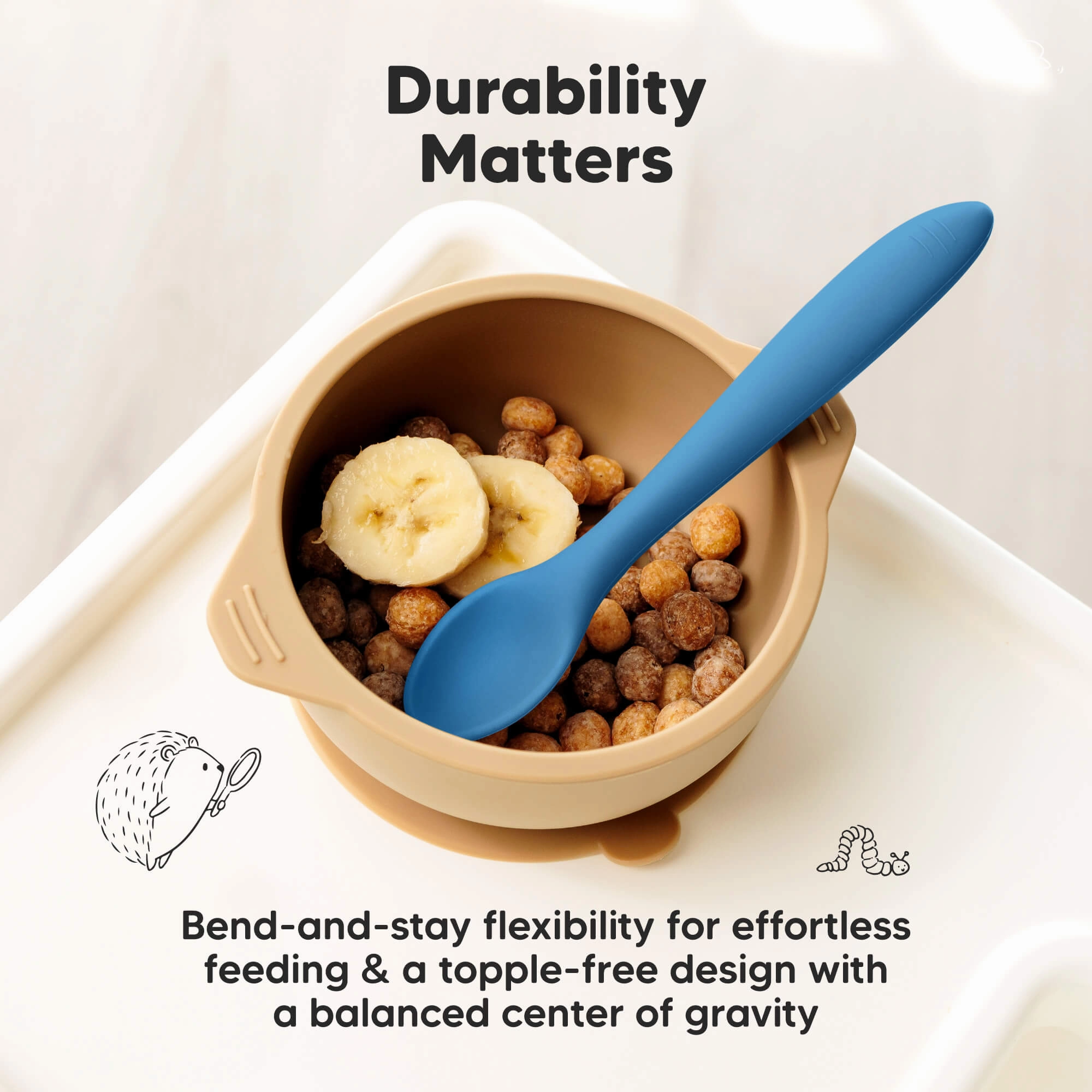 3-Pack Prep Baby Spoons (Kea)