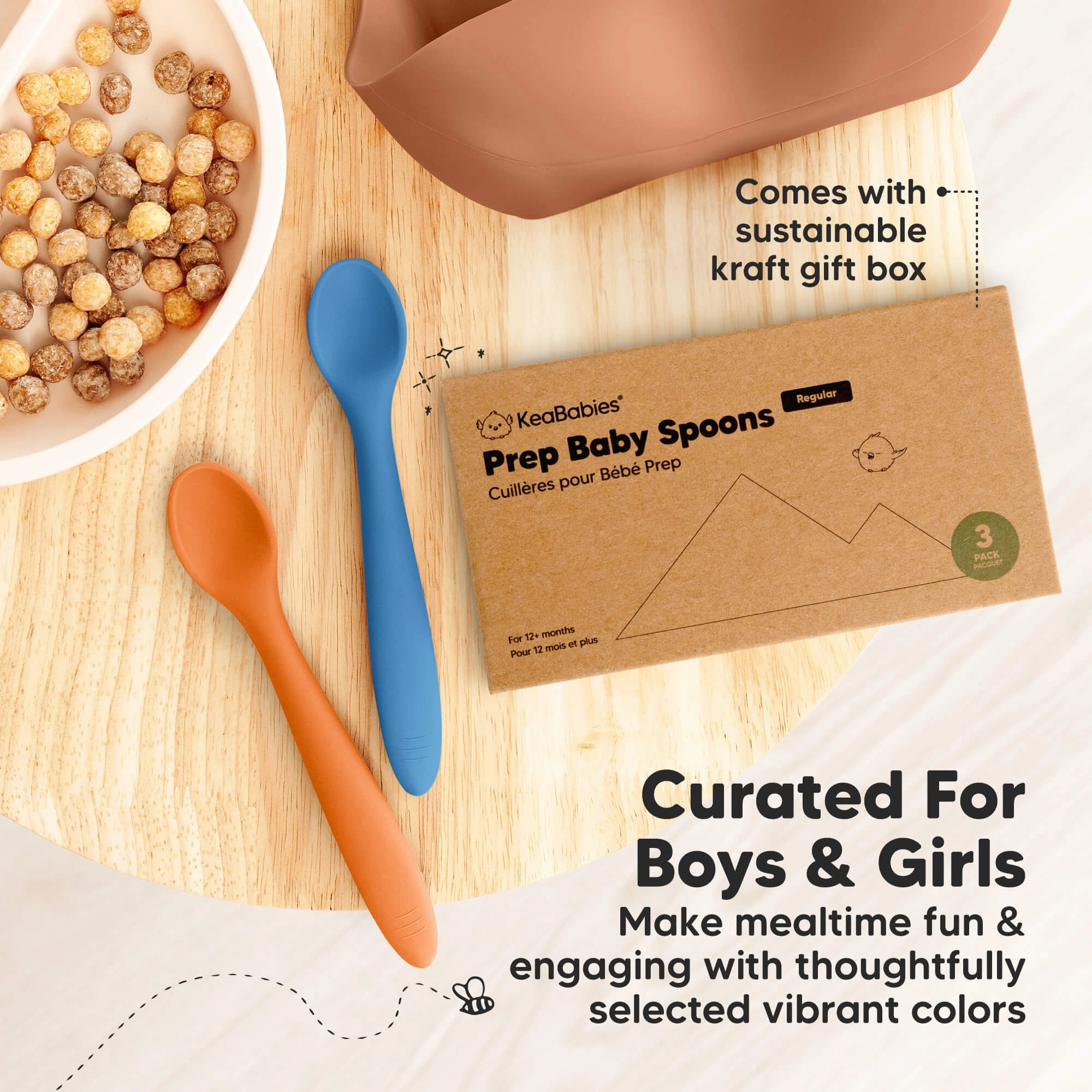 3-Pack Prep Baby Spoons (Kea)