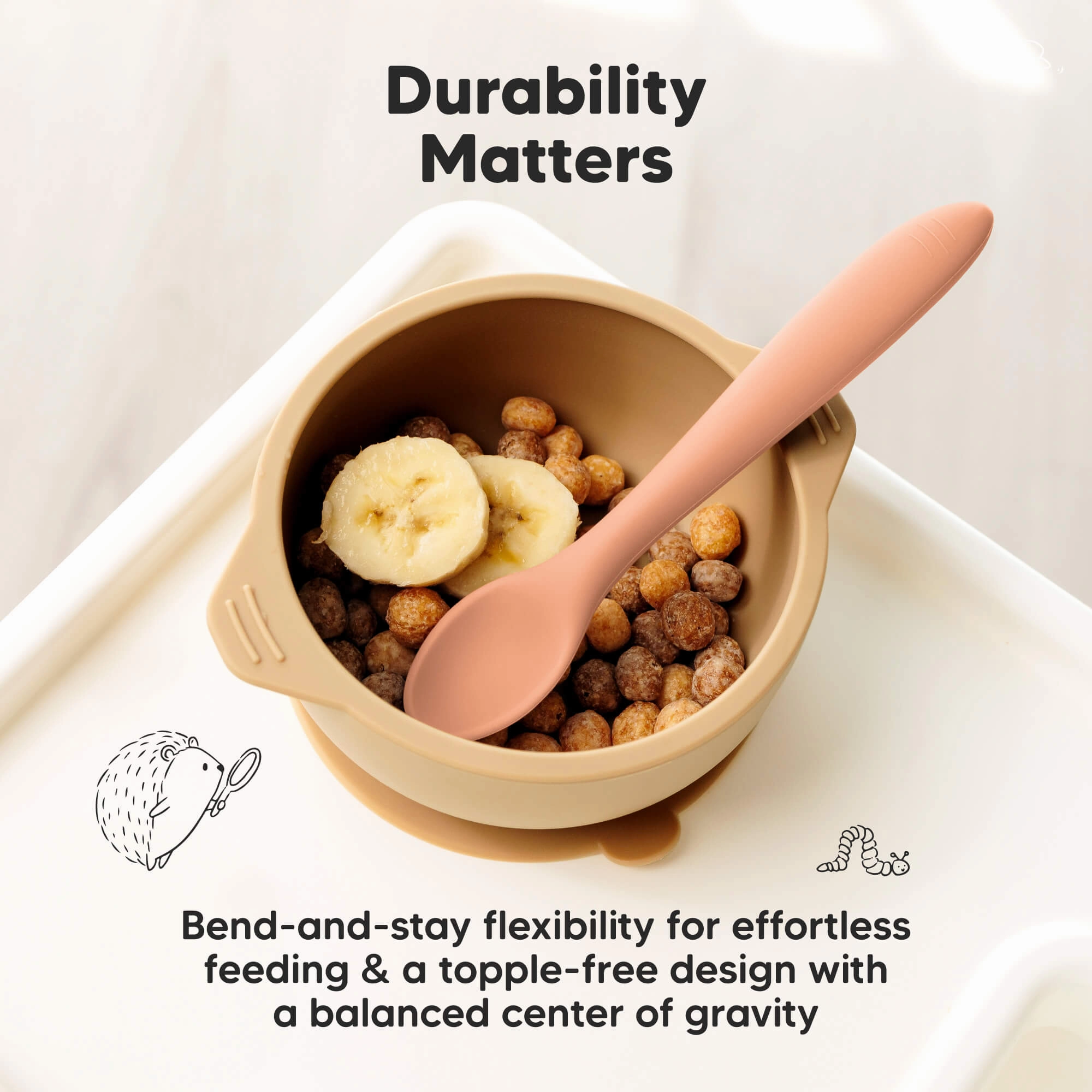 3-Pack Prep Baby Spoons (Roseate)