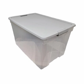 40 Quart Latching Storage Tote - Clear