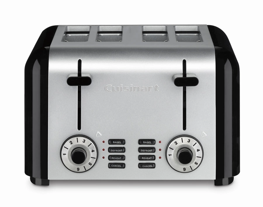 4-slice Brushed Stainless Hybrid Toaster