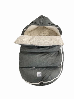 7 A.M. Enfant LambPOD Stroller and Car Seat Footmuff, Heather grey, Small/Medium