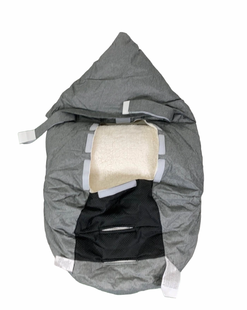 7 A.M. Enfant LambPOD Stroller and Car Seat Footmuff, Heather Grey, Small/Medium