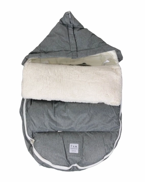 7 A.M. Enfant LambPOD Stroller and Car Seat Footmuff, Heather Grey, Small/Medium