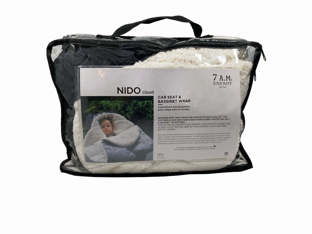 7 A.M. Enfant Nido, Black Cloud, Small (0-6 months)