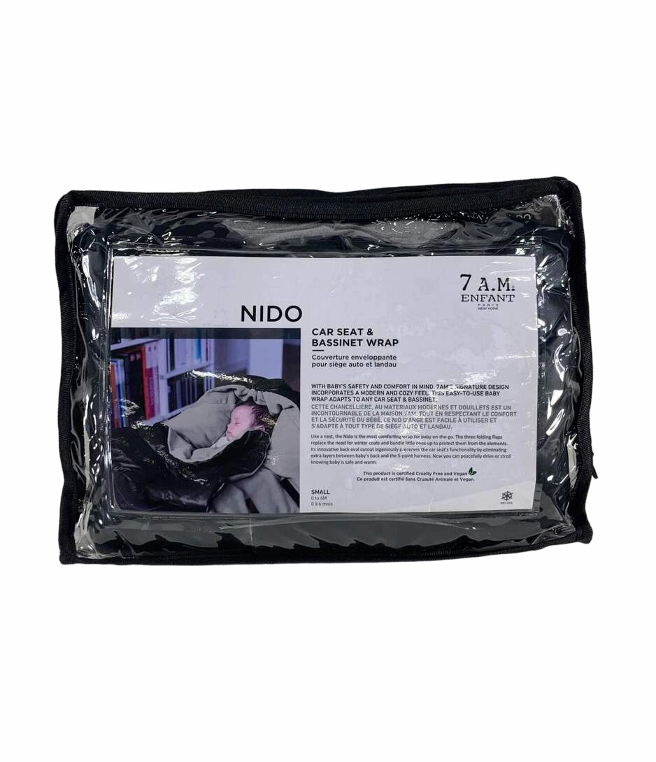 7 A.M. Enfant Nido, Black, Small (0-6 months)