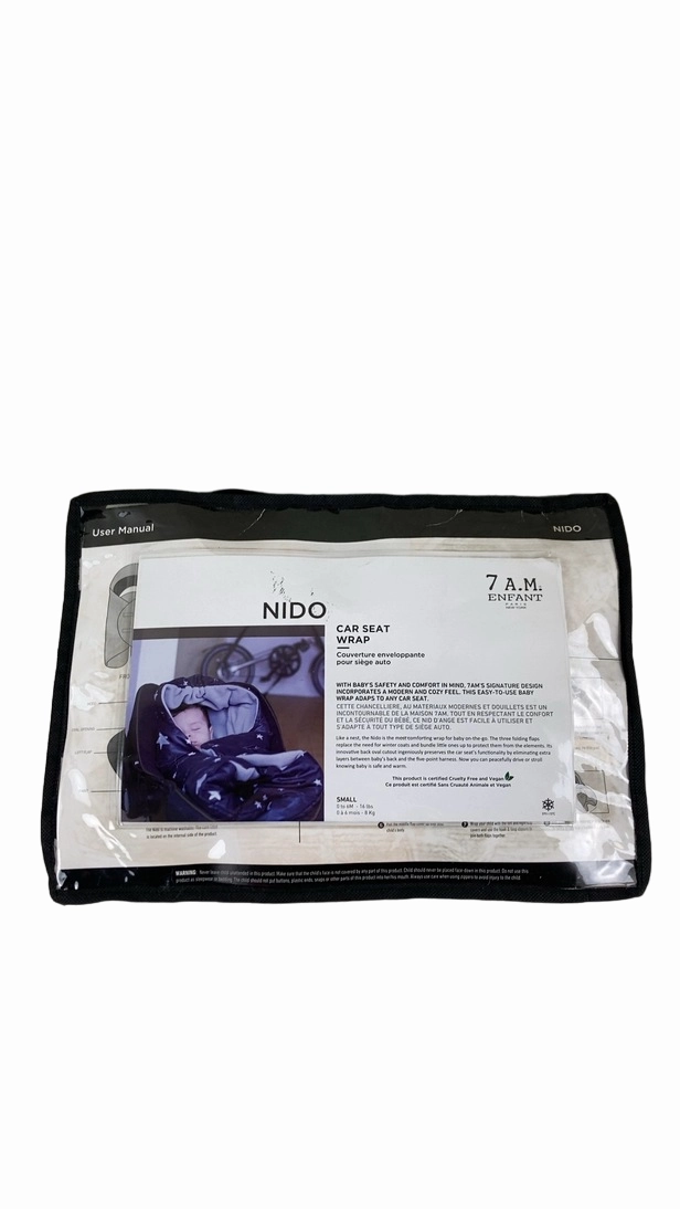 7 A.M. Enfant Nido, Black, Small (0-6 Months)