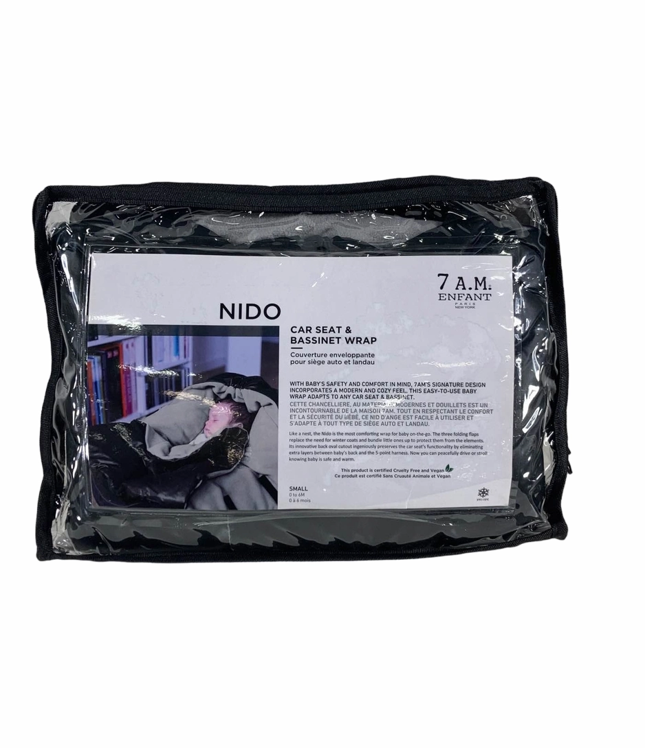 7 A.M. Enfant Nido, Black, Small (0-6 months)
