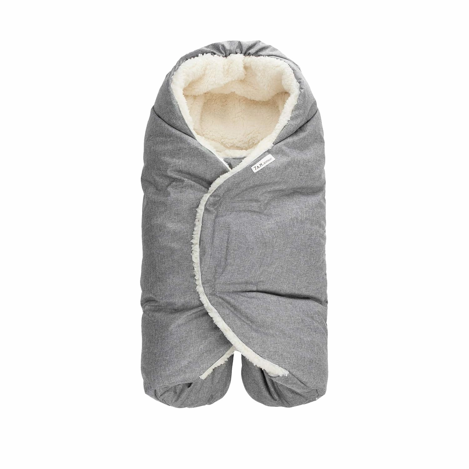 7 A.M. Enfant Nido Cloud, Heather Grey, Small (0-6 months)