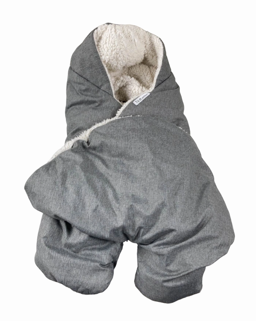 7 A.M. Enfant Nido Cloud, Heather Grey, Small (0-6 months)