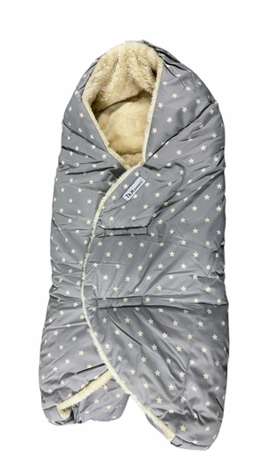 7 A.M. Enfant Nido, Grey Stars, Small (0-6 Months)