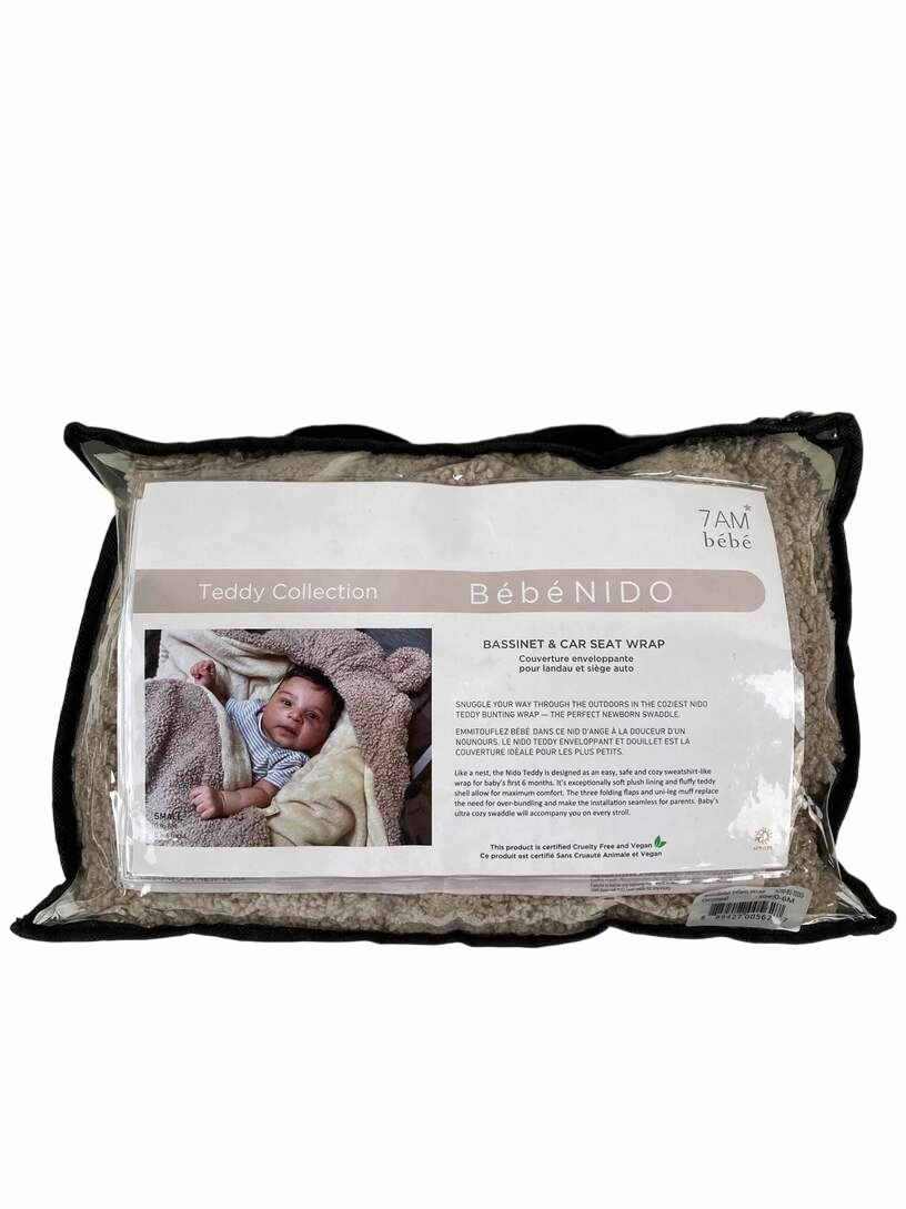 7 A.M. Enfant Nido, Oatmeal Teddy, Small (0-6 months)