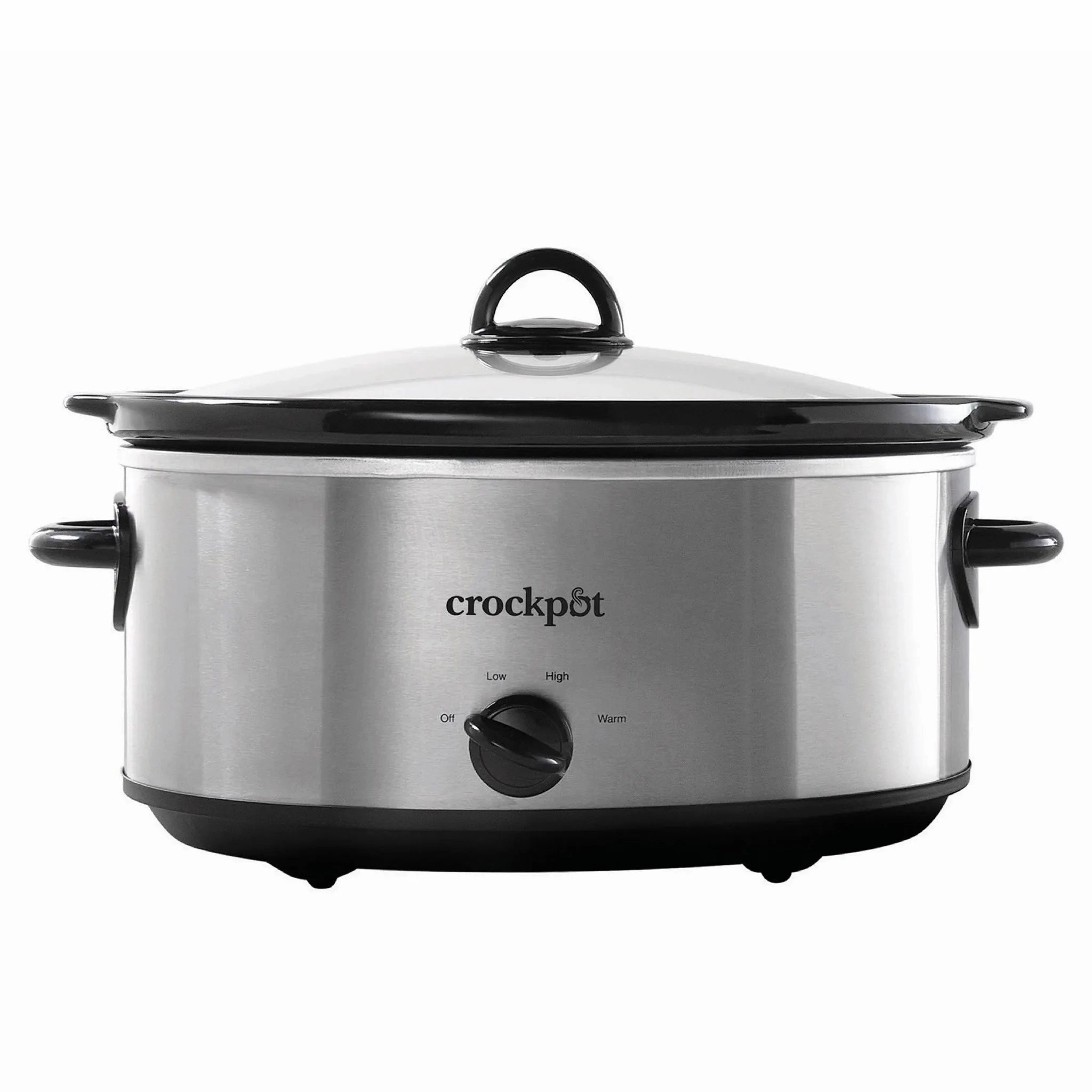 7qt Manual Slow Cooker - Stainless Steel (See Description)