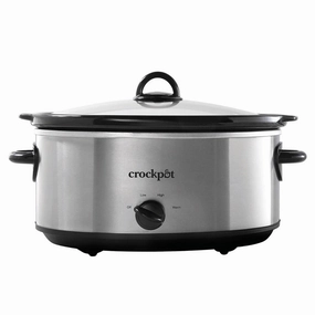 7qt Manual Slow Cooker - Stainless Steel (See Description)
