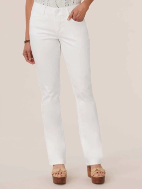 "ab" Solution Itty Bitty Bootcut Jean In White
