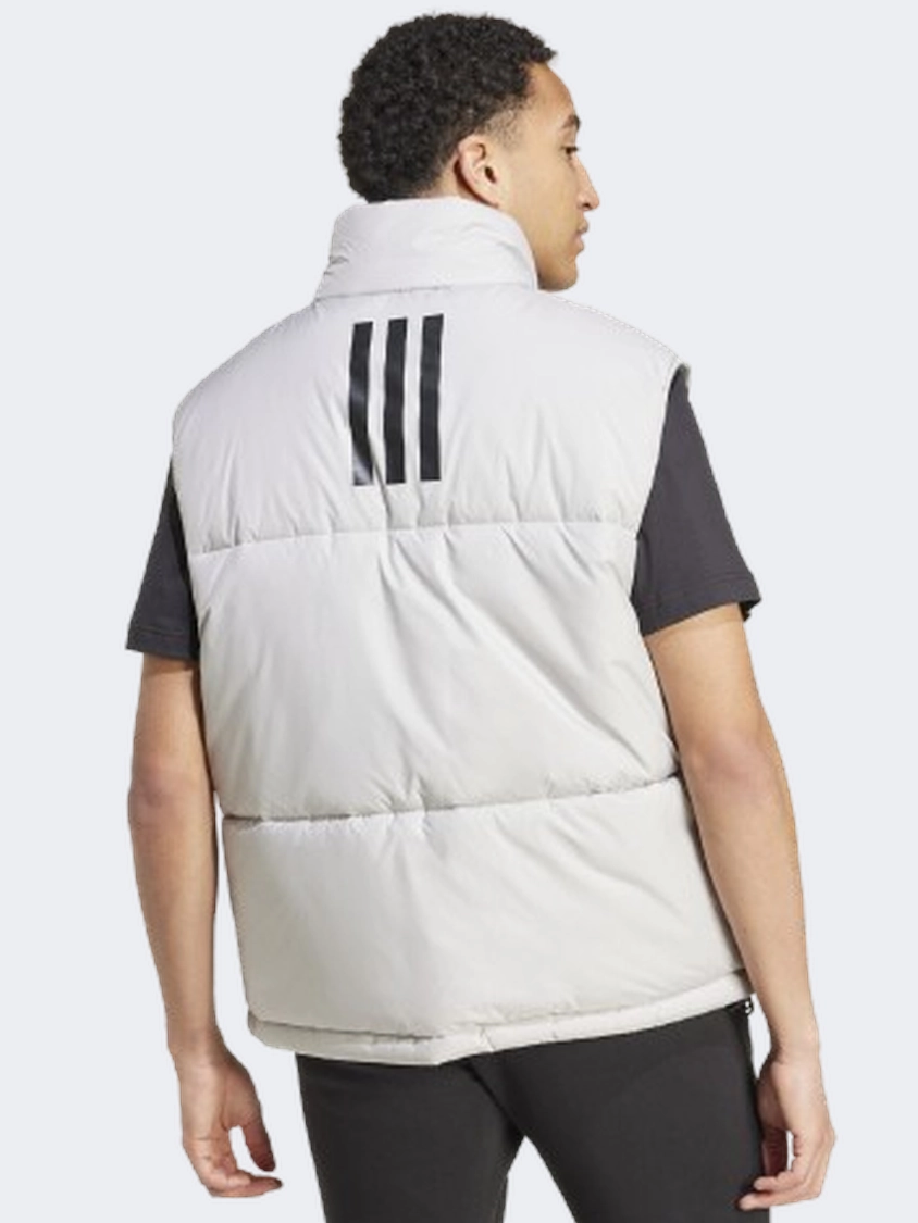 Adidas Basic 3S Puffy Men Sportswear Vest Grey