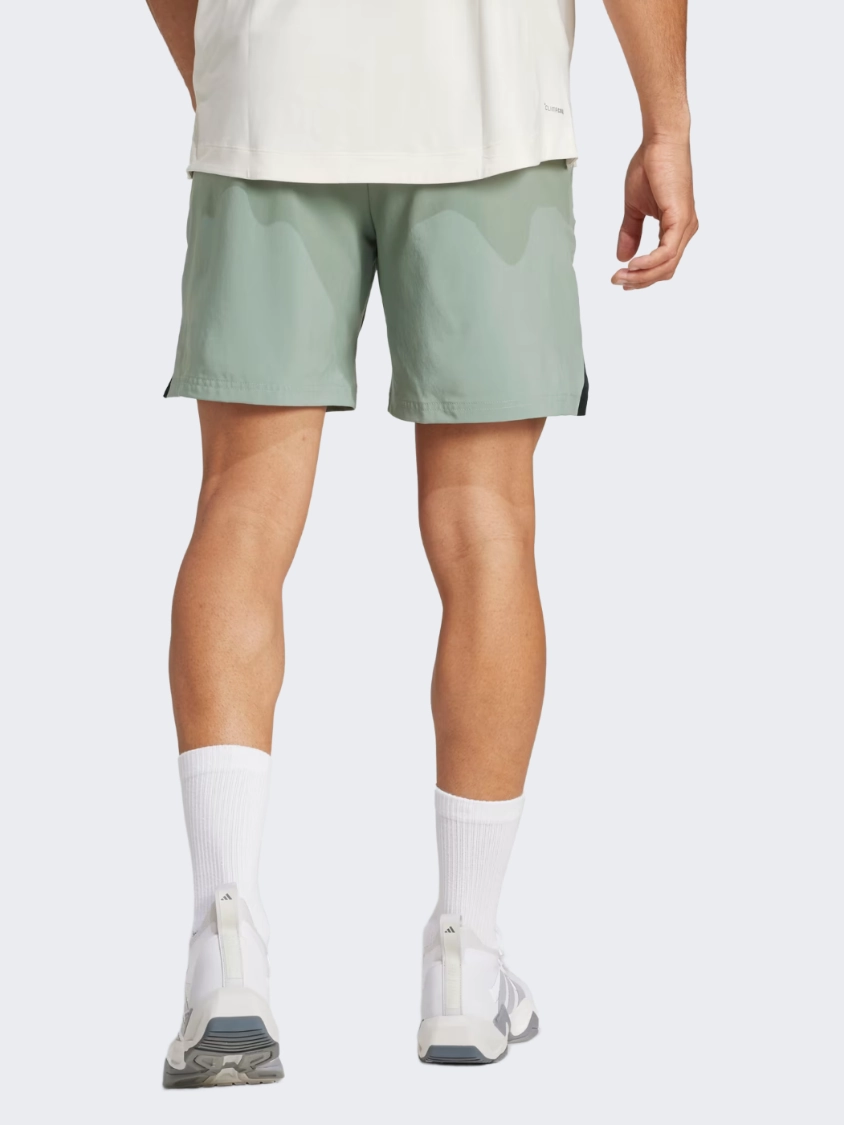 Adidas D4T Men Training Short Silver Green