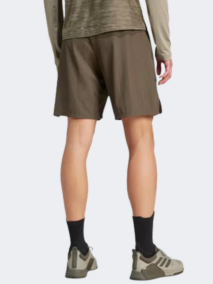 Adidas D4T Workout Men Training Short Shadow Olive