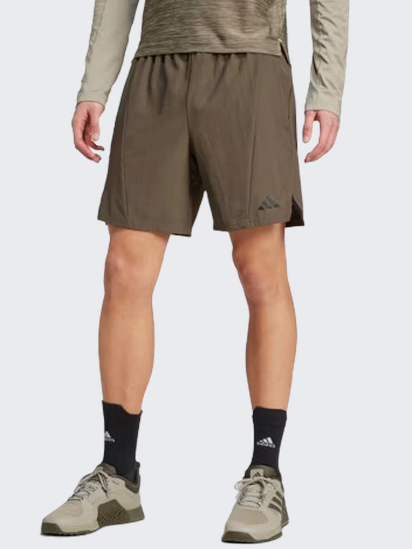 Adidas D4T Workout Men Training Short Shadow Olive