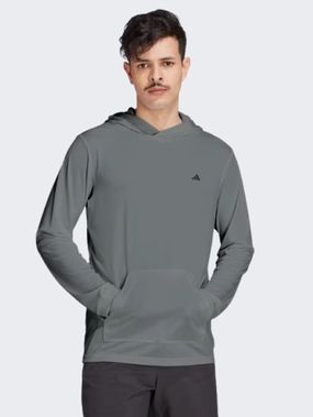 Adidas Essentials Men Training Hoody Solid Grey/Black