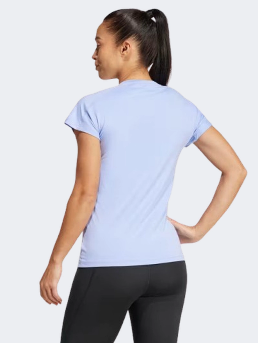 Adidas Essentials Minimalist Women training T-Shirt Blue Spark