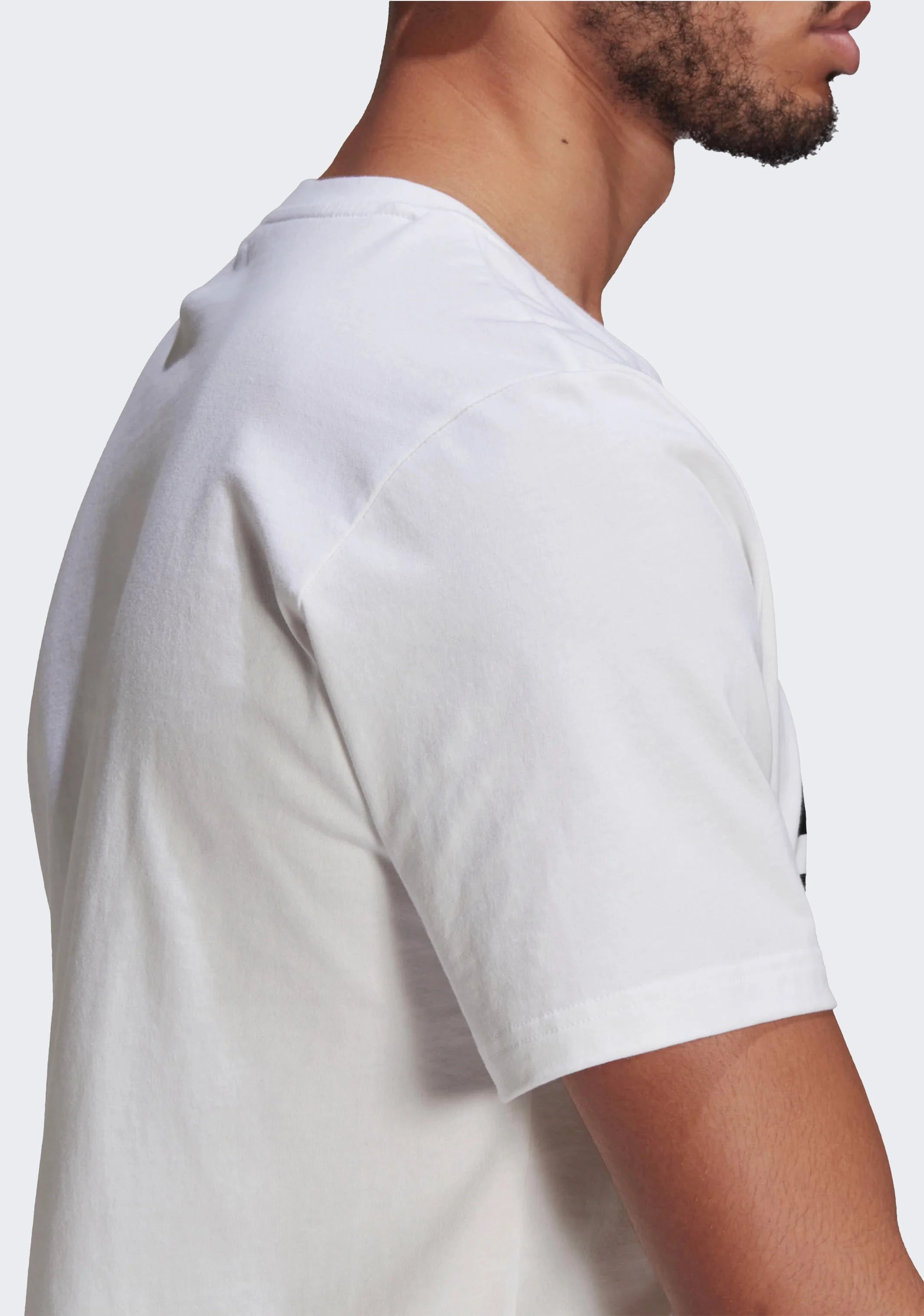 Adidas Men’s Essentials Big Logo Tee White