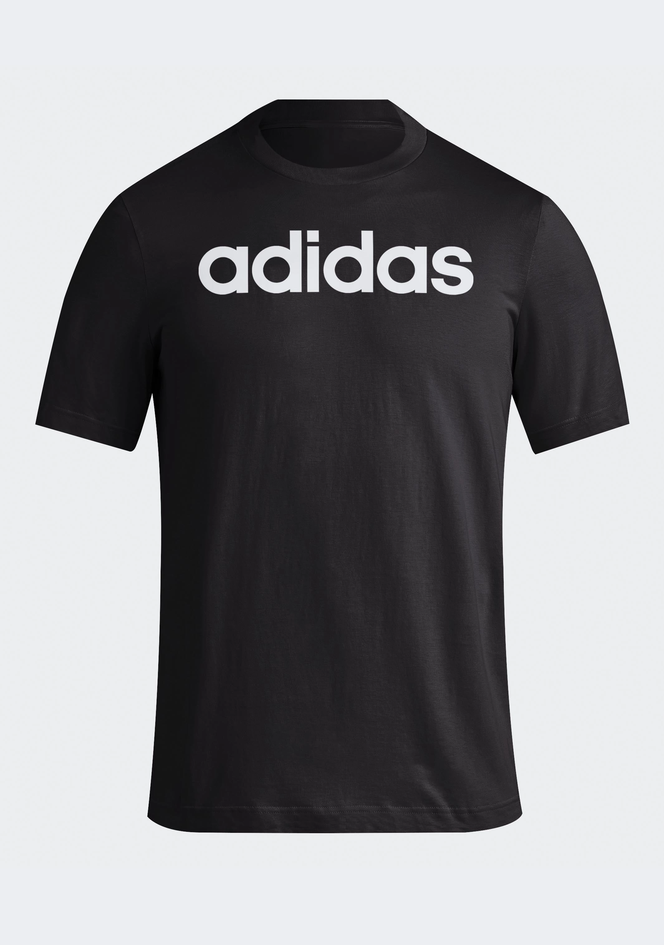 Adidas Men’s Essentials Single Jersey Linear Embroidered Logo Tee