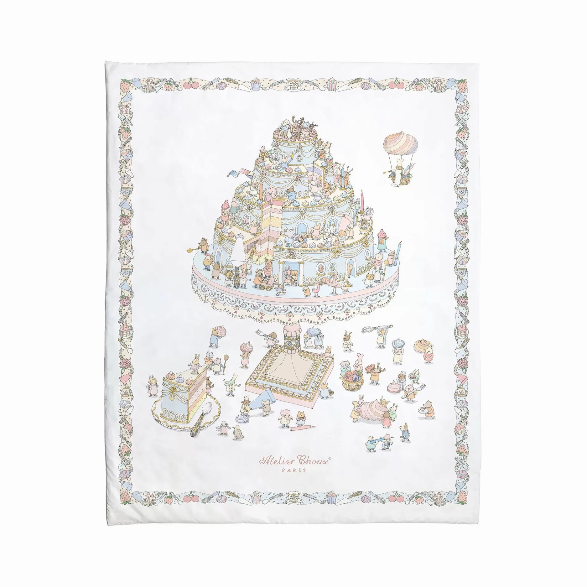 Atelier Choux Reversible Quilt Le Gateau/Chateau Choux