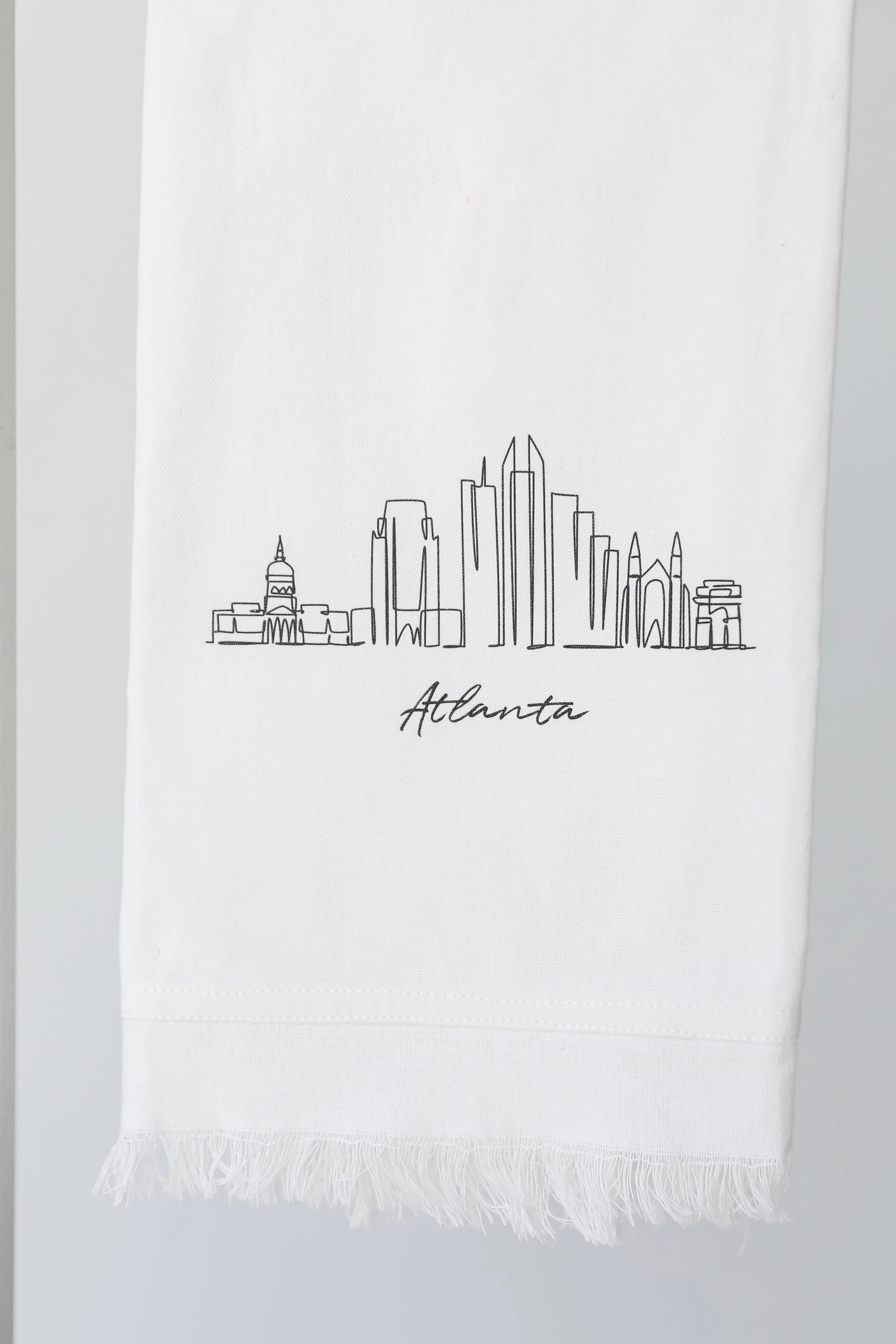Atlanta City Scape Hand Towel
