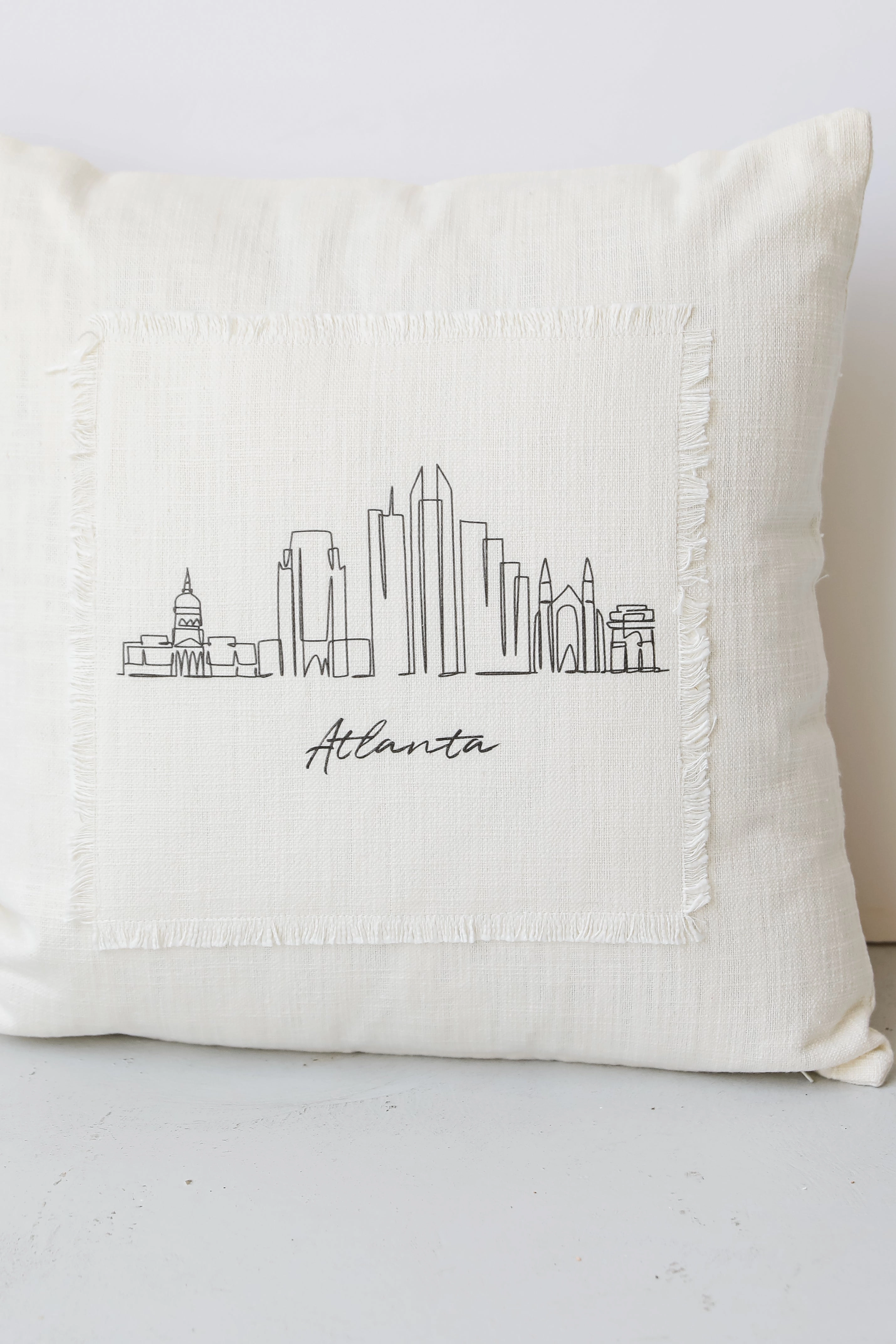 Atlanta City Scape Pillow