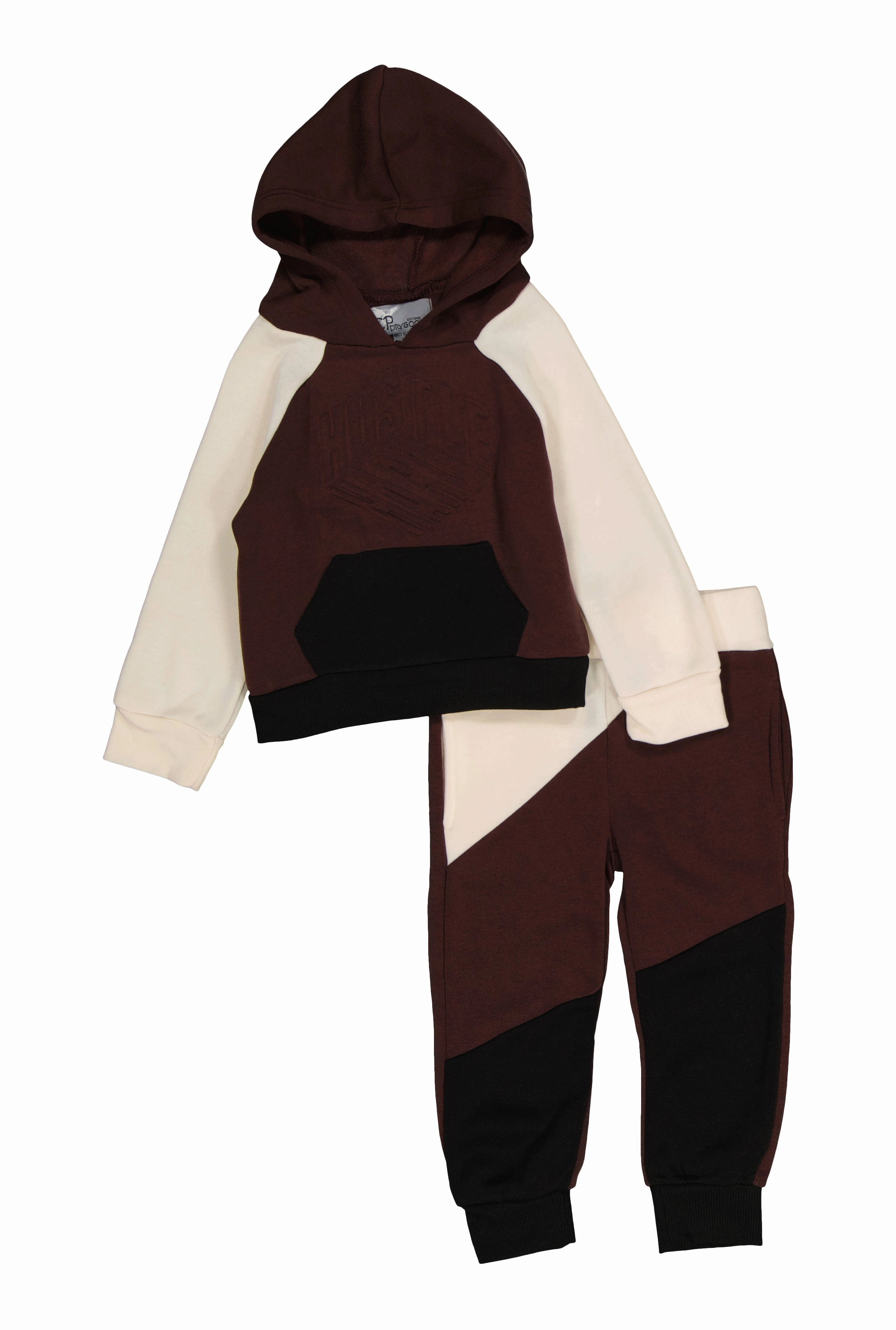 Baby Boys 12-24M Color Blocked Hoodie and Joggers