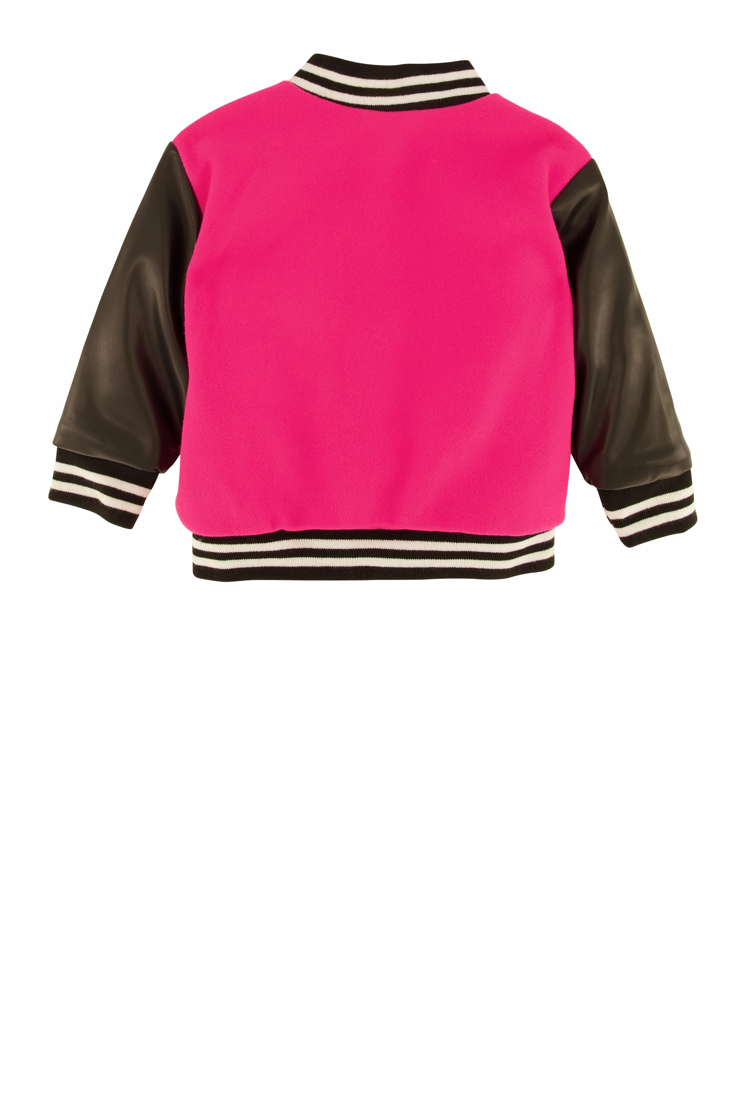 Baby Girls 12-24M Winner Chenille Graphic Varsity Jacket