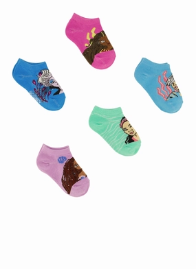 Baby Girls 5 Pack The Little Mermaid Ankle Socks