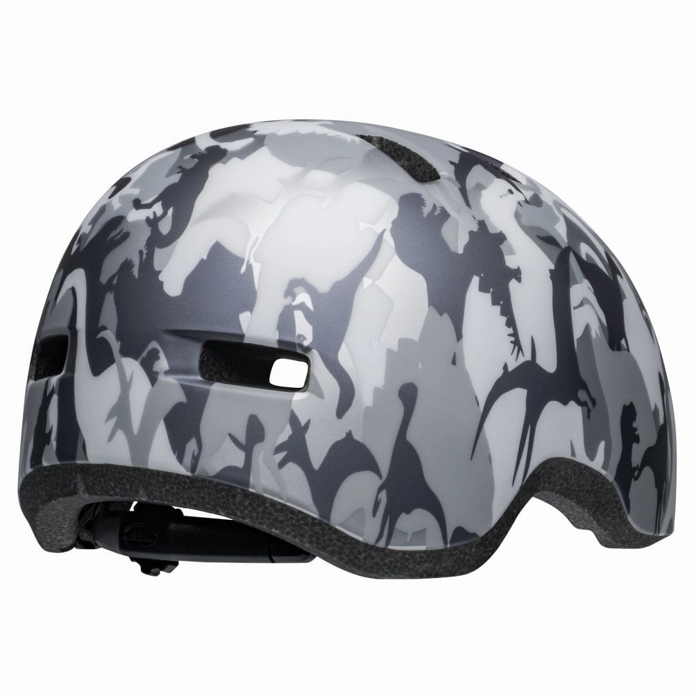 Bell Lil Ripper Child Helmet - Camosaurus-Matt Gray-Silver