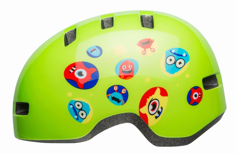 Bell Lil Ripper Child Helmet - Green Monsters