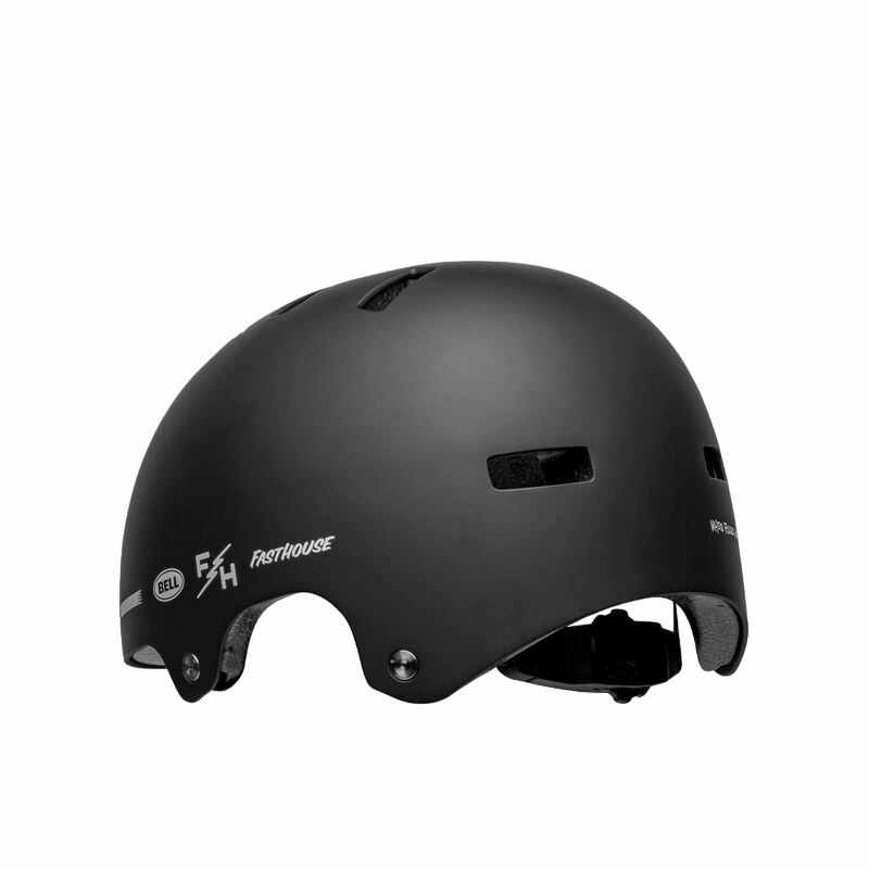 Bell Local BMX Helmet - Fasthouse Matt Black-White