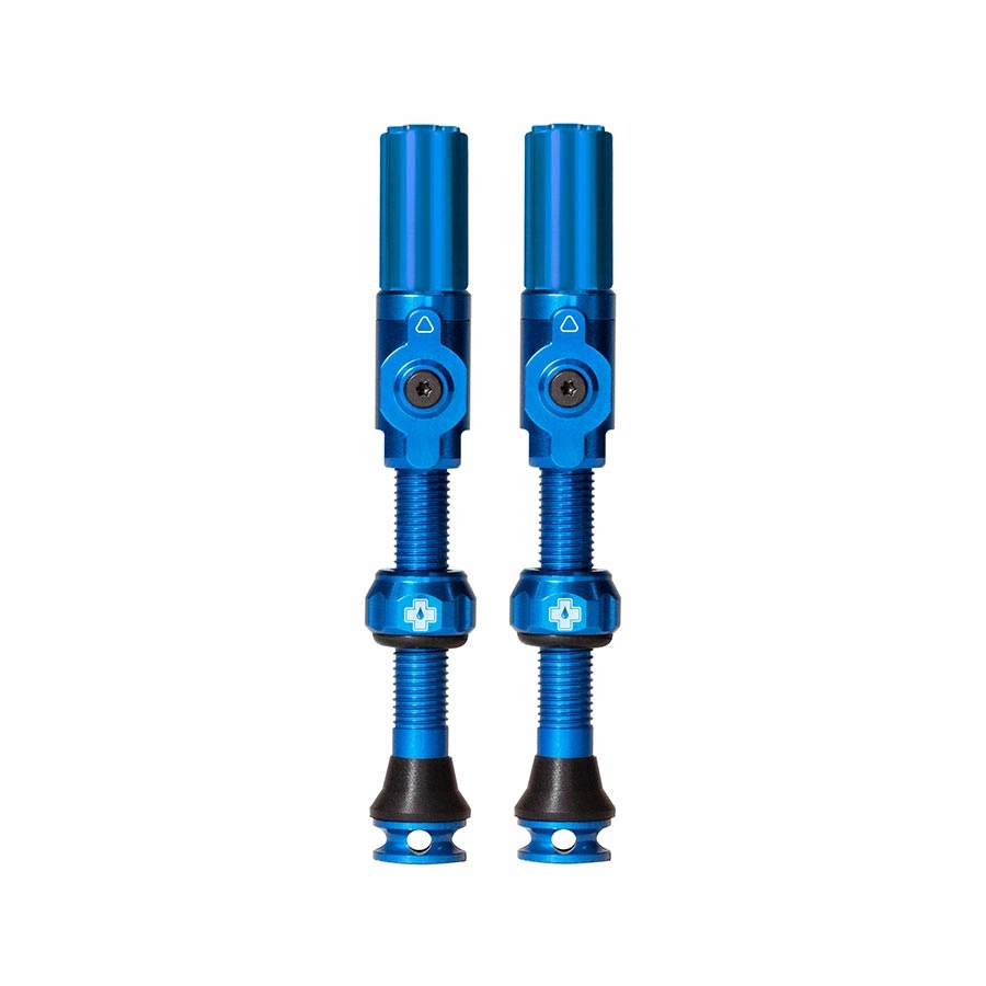 Big Bore Hybrid Tubeless Valve 75mm Pair - Blue
