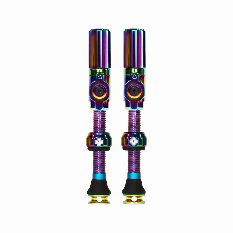 Big Bore Hybrid Tubeless Valve 75mm Pair - Iridescen