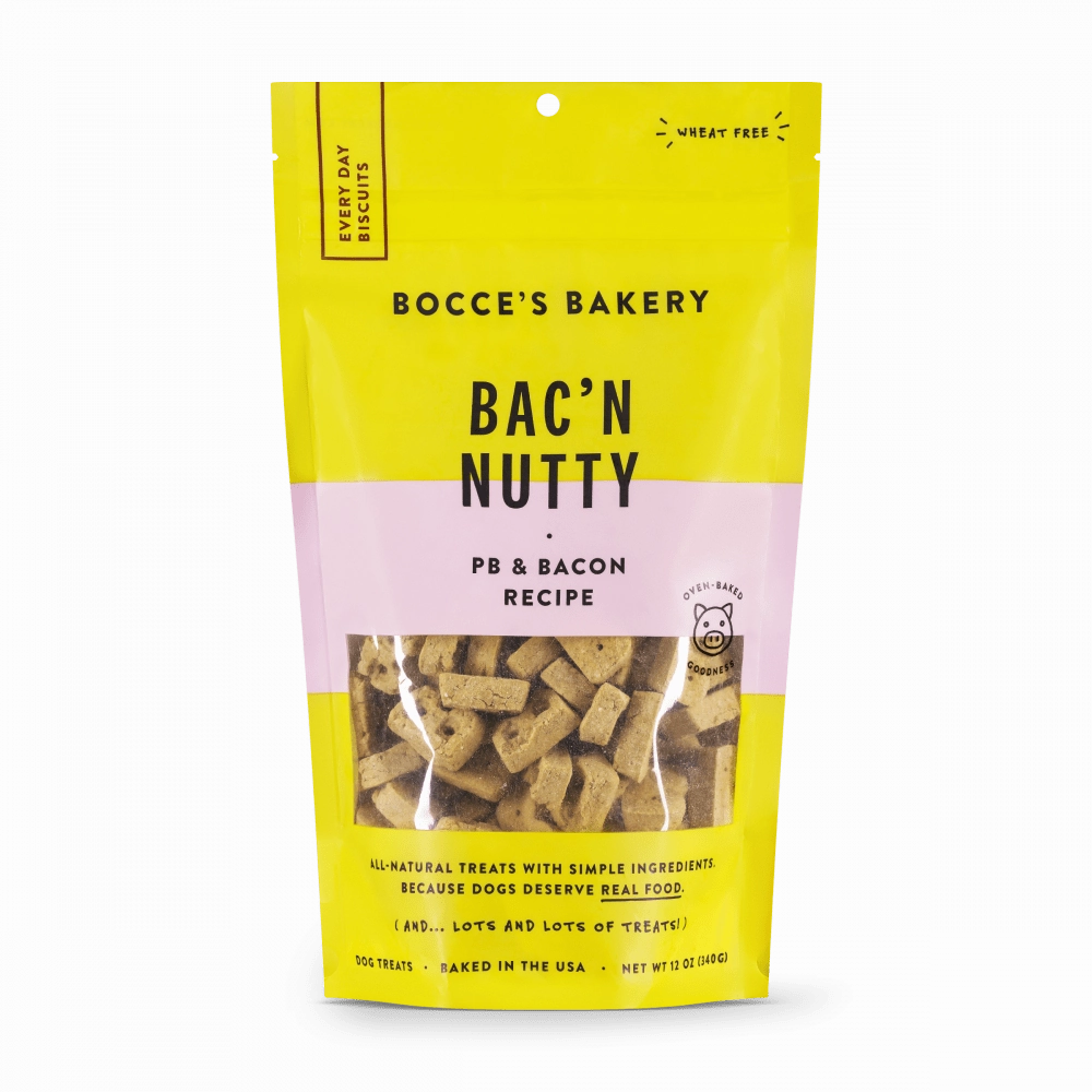 Bocce's Bakery Every Day Bac'n Nutty Soft & Chewy Dog Treats