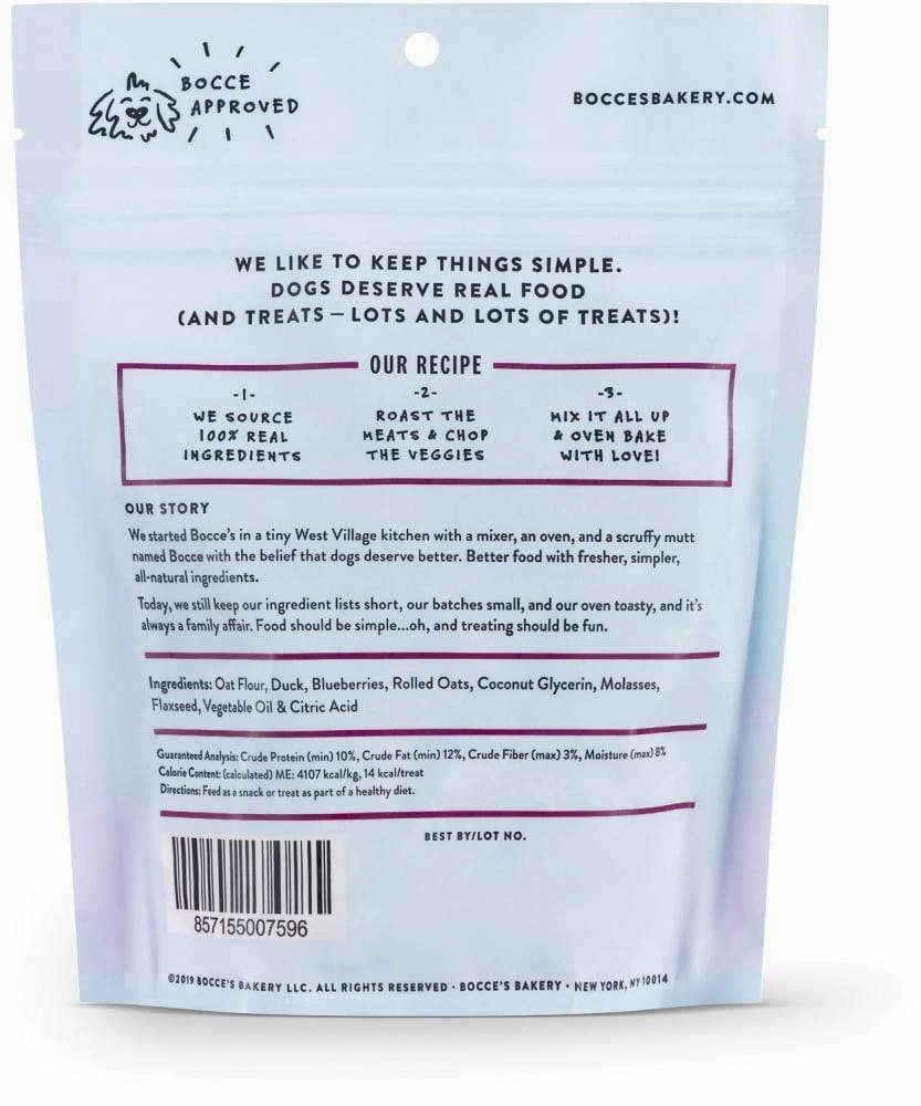 Bocce's Bakery Every Day Quack, Quack, Quack Soft & Chewy Dog Treats