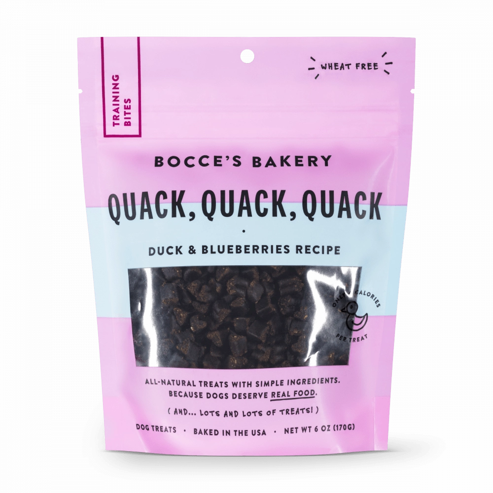 Bocce's Bakery Every Day Quack, Quack, Quack Training Bites Dog Treats